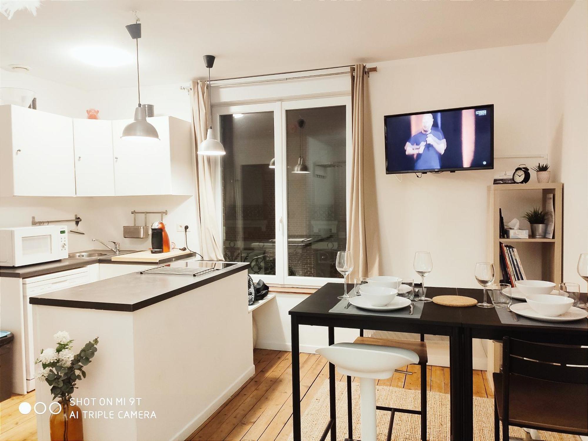 Apartmán Chaleureux T2 Au Style Vintage - Rue Gratuite Amiens Exteriér fotografie
